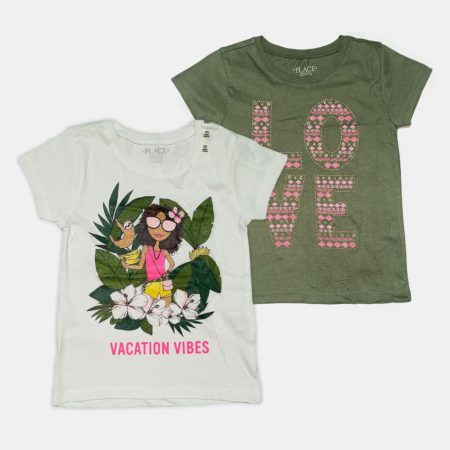 Girls Casual Printed T-shirt