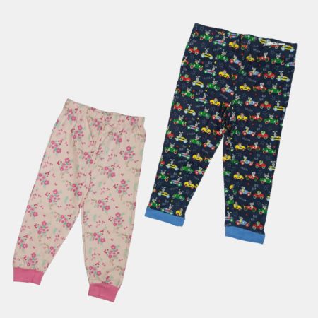Girls Casual Pattern Tracksuit Bottoms (Pack of 2)