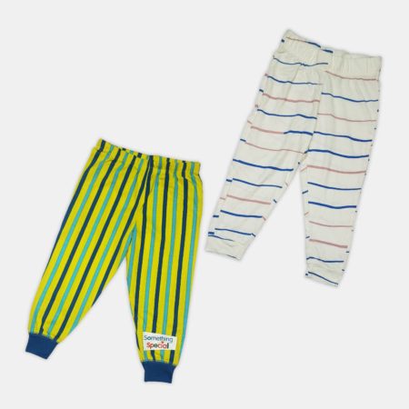 Boys & Girls Casual Pattern Tracksuit Bottoms (Pack of 2)