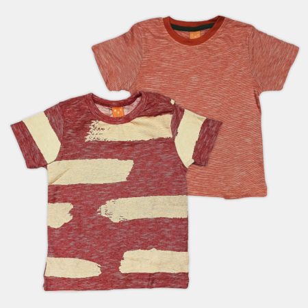 Pure Cotton Half Sleeve T Shirt (Pack of 2)