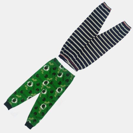 Boys & Girls Casual Pattern Tracksuit Bottoms (Pack of 2)