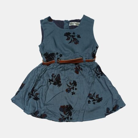 Semi Cotton Printed Frock